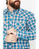 Image #4 - Wrangler 20X Men's Plaid Print Competition Advanced Comfort Long Sleeve Western Shirt, , hi-res