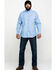 Image #6 - Ariat Men's FR Solid Durastretch Long Sleeve Work Shirt - Tall, Blue, hi-res