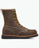 Image #2 - Thorogood Men's 8" American Heritage MAXWear Wedge&trade; Moc Work Boots - Soft Toe, Dark Brown, hi-res