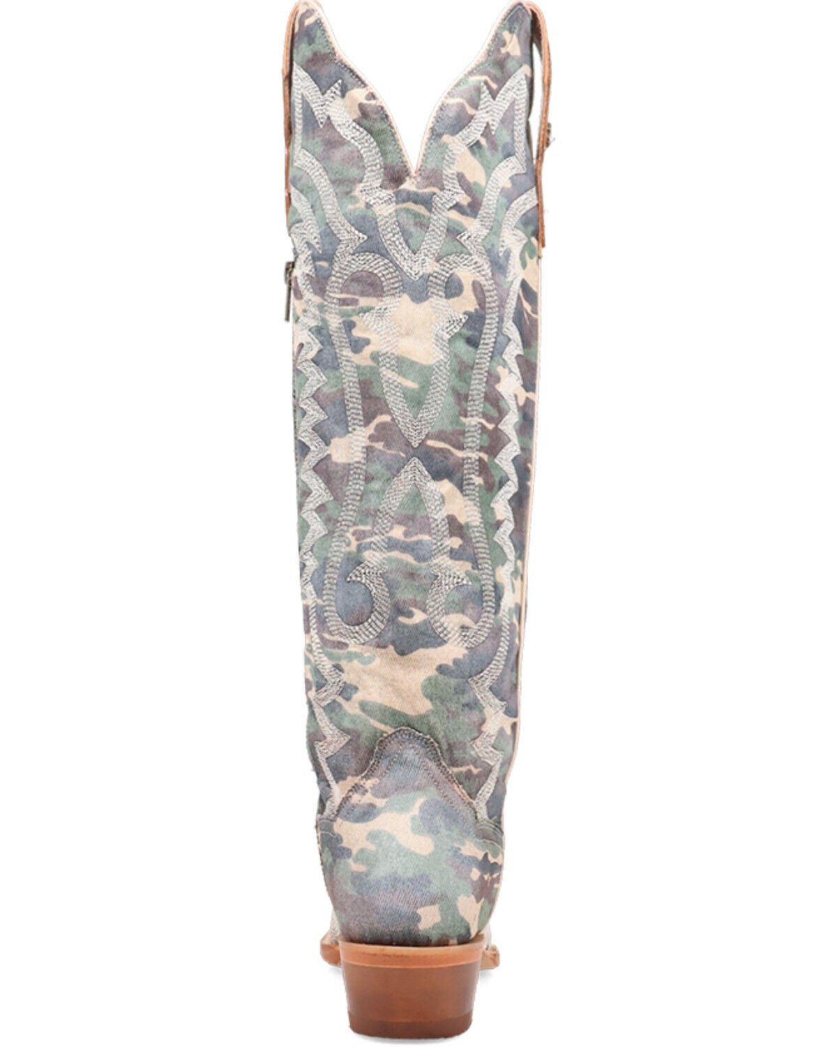 Image #5 - Dan Post Women's Darlin' Camo Print Tall Western Boots - Snip Toe, Camouflage, hi-res