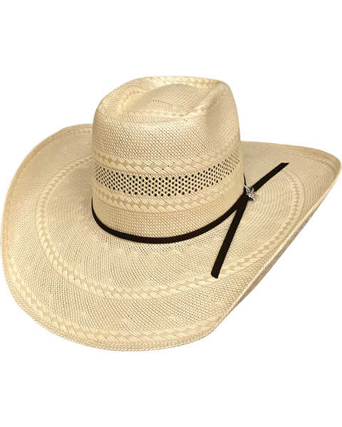 Bullhide Men's Gleason 100X Straw Cowboy Hat, Tan, hi-res