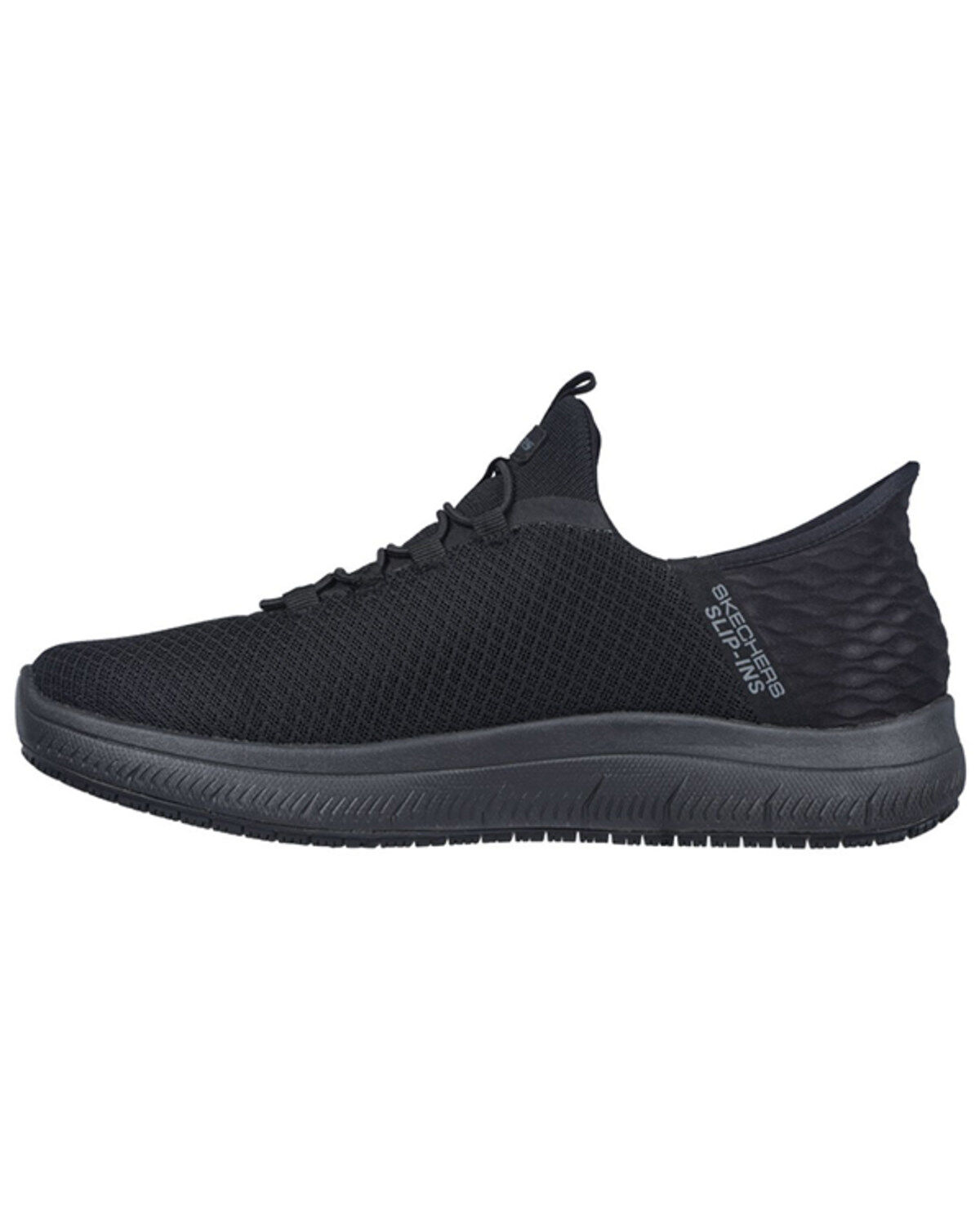 Image #2 - Skechers Men's Slip-Ins Summins Colsin Work Shoes - Round Toe, Black, hi-res