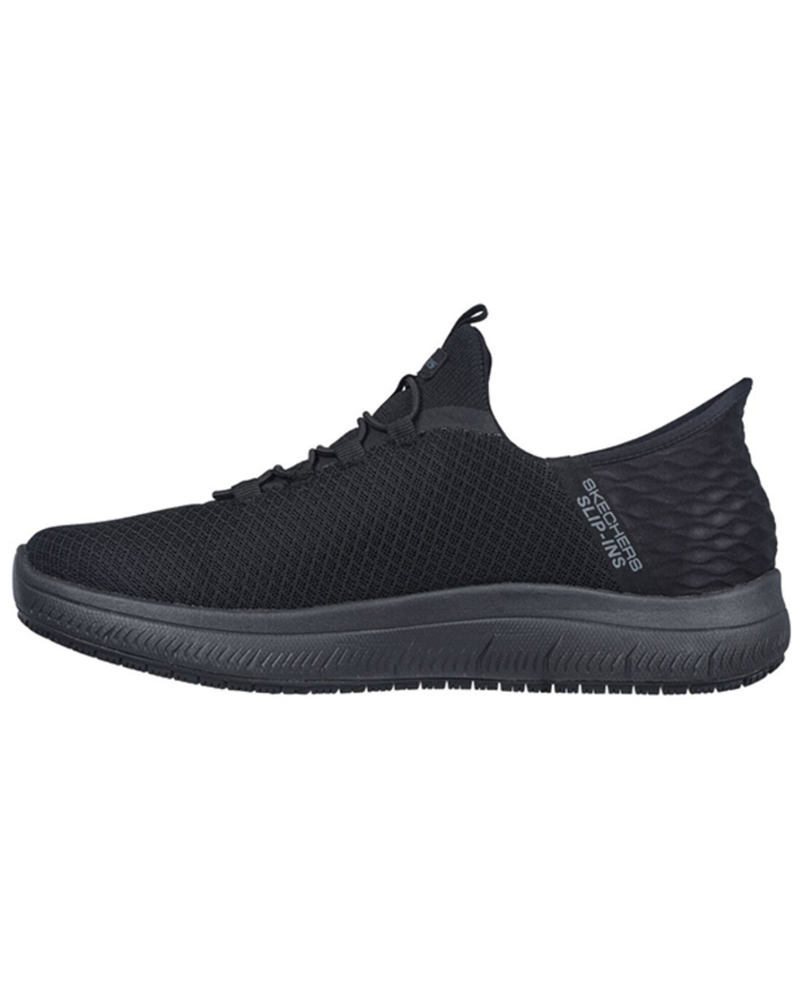 Image #2 - Skechers Men's Slip-Ins Summins Colsin Work Shoes - Round Toe, Black, hi-res