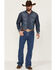 Blue Ranchwear Men's Buckaroo Medium Wash Stretch Regular Bootcut Jeans , Medium Wash, hi-res