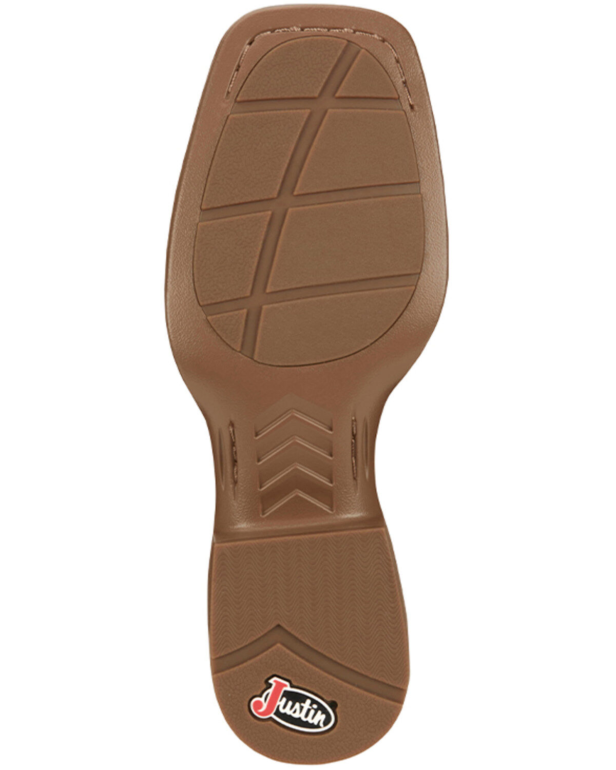 Image #6 - Justin Men's Pickett Western Boots - Broad Square Toe, Tan, hi-res