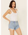 Wrangler Modern Women's Denim Reworked Shorts, Blue, hi-res