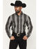 Image #1 - Cody James Black 1978™ Men's Ace Plaid Print Long Sleeve Button-Down Western Shirt, Charcoal, hi-res