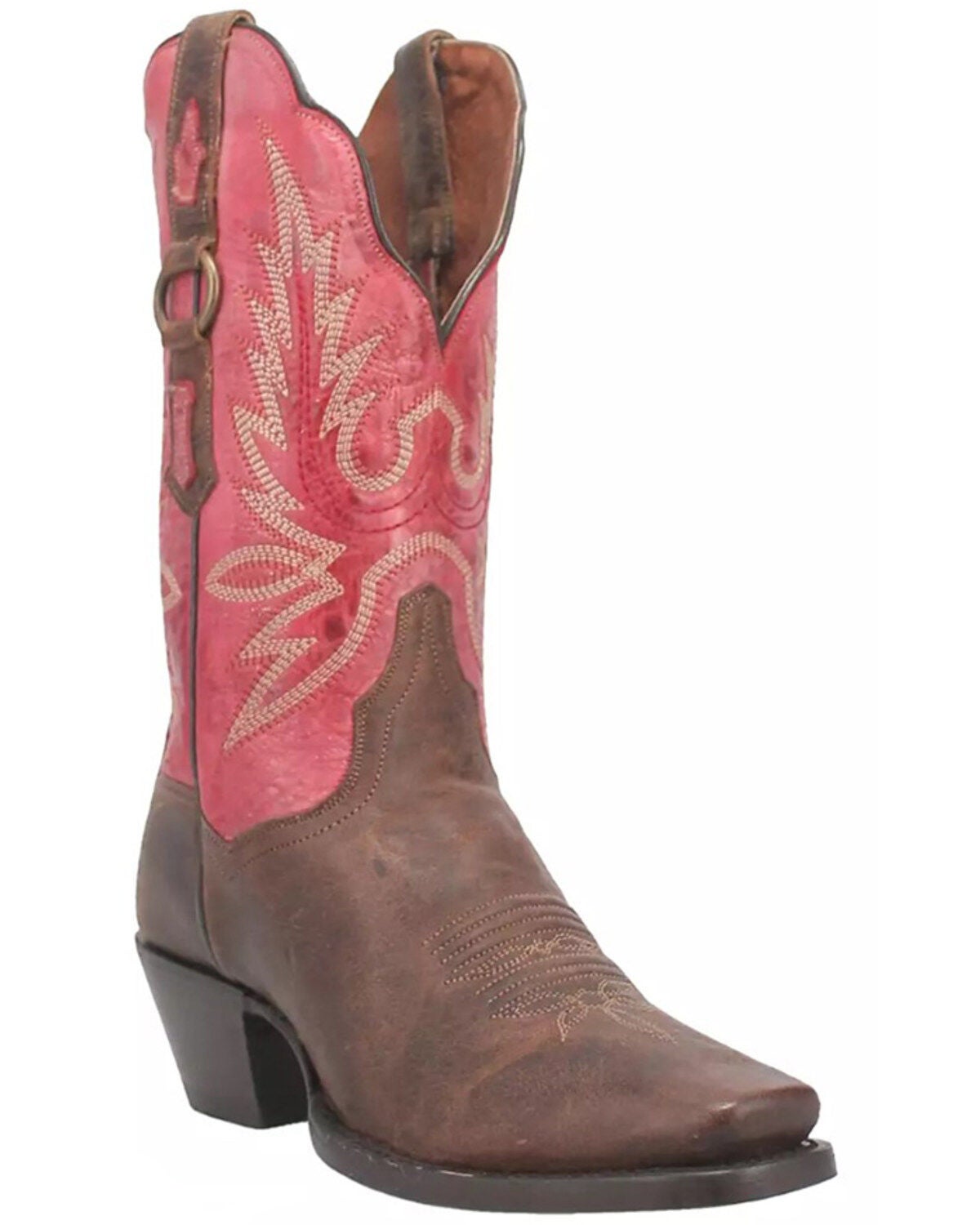 Dan Post Women's Tamra Western Boots - Square Toe, Brown, hi-res