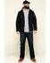 Cody James Men's FR Hooded Duck Work Jacket , Black, hi-res