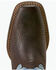 Image #4 - Ariat Girls' Futurity Fort Worth Performance Western Boots - Square Toe, Brown, hi-res