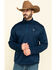 Image #1 - Ariat Men's Indigo Caldwell 1/4 Zip Pullover, Indigo, hi-res