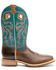 Double H Men's Elliott Western Boots - Broad Square Toe, Brown, hi-res