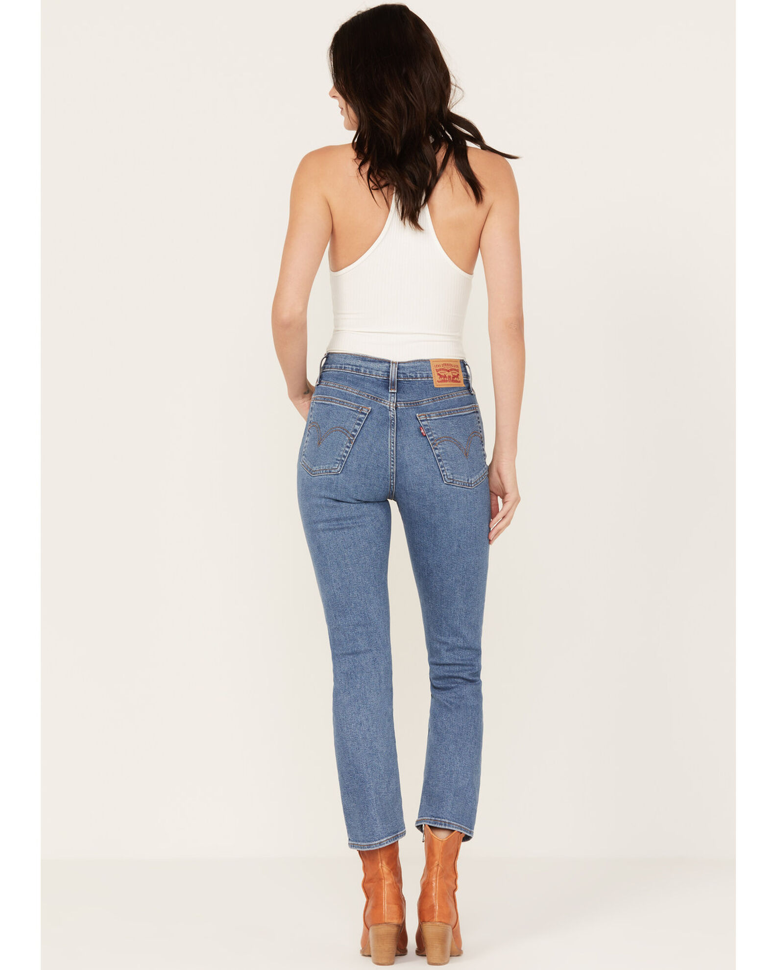 Image #3 - Levi's Women's Medium Wash Summer Love Wedgie Straight Jeans, Medium Wash, hi-res