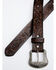 Image #2 - Shyanne Women's Brown Filigree & Floral Cutout Tooled Leather Belt, , hi-res