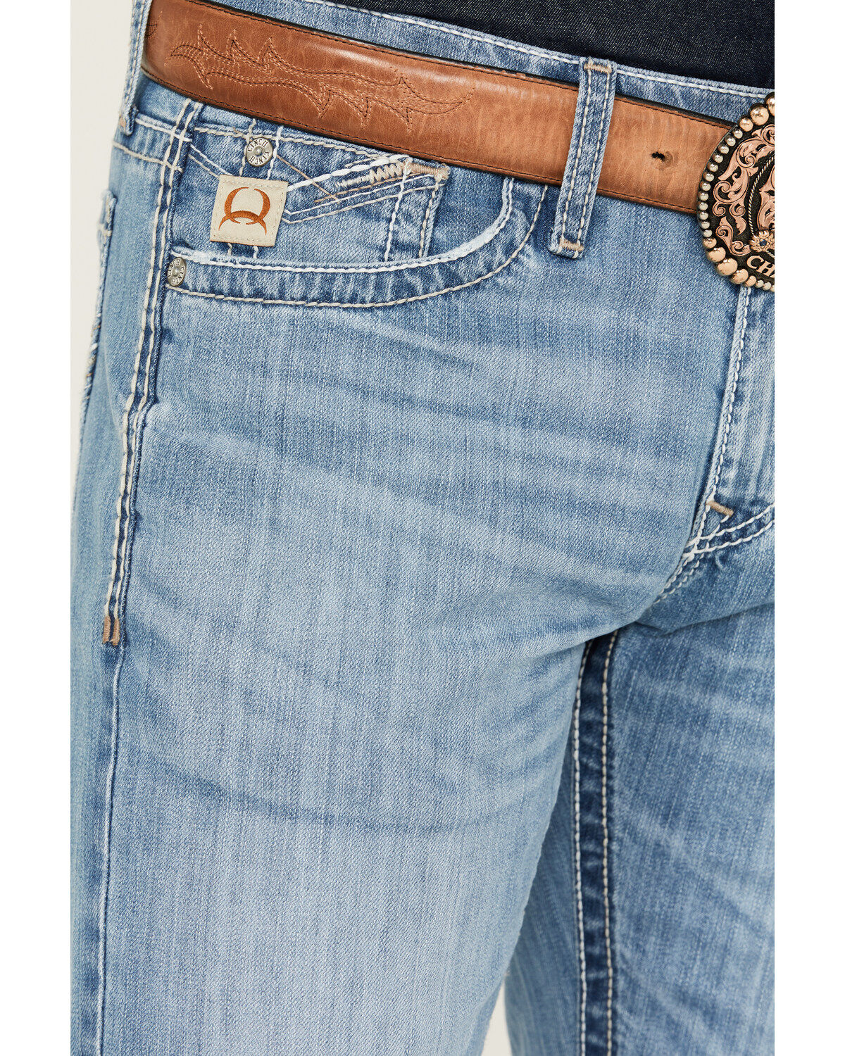 Cinch Men's Ian Light Stonewash Wash Performance Stretch Cinch Men's Ian Light Stonewash Wash Performance Stretch