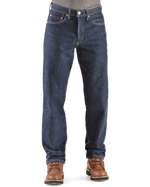 Levi's Men's 550 Prewashed Relaxed Tapered Leg Jeans , Rinsed, hi-res