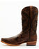 Dan Post Men's Embossed Star & Studded Basketweave Western Leather Boots - Snip Toe, Brown, hi-res