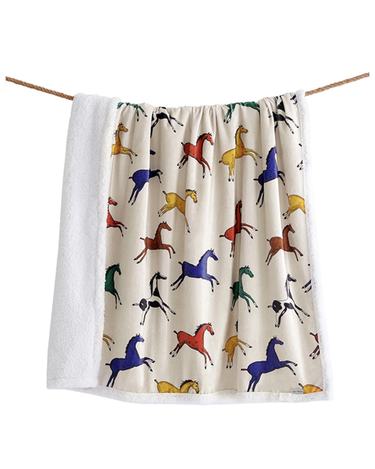 HiEnd Accents Wild Horse Campfire Throw