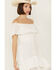 Image #3 - Shyanne Women's Off The Shoulder High-Low Dress, White, hi-res