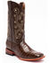 Image #1 - Ferrini Men's Alligator Belly Print Western Boots, Chocolate, hi-res