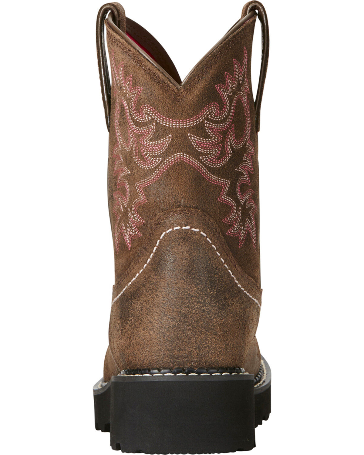 ariat black and pink cowboy boots