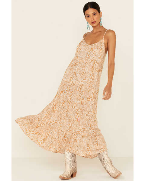 Show Me Your Mumu Women's Caroline Cheetah Print Dress, Sand, hi-res