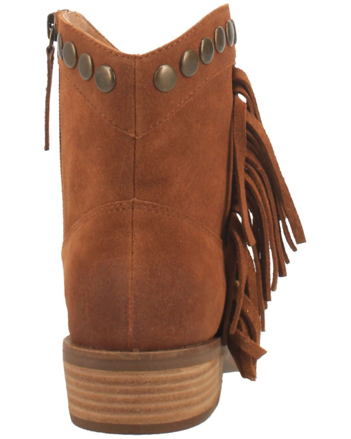 Image #4 - Dingo Women's Lonestar Fashion Booties - Round Toe, Brown, hi-res