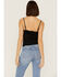 Free People Women's Follow Me Lace Cami, Black, hi-res