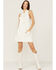 Image #1 - Show Me Your Mumu Women's Shifty Sweater White Mini Dress, White, hi-res
