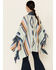Image #4 - Tasha Polizzi Women's Topaz Ventura Serape Kimono Cardigan, Blue, hi-res