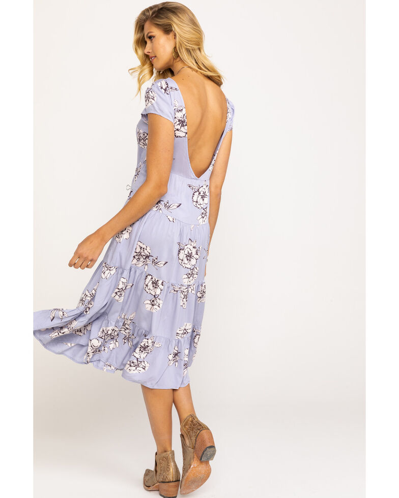 Free People Women S Rita Tiered Midi Dress Boot Barn