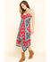 Image #6 - Bila Women's Border Print Hanky Hem Slip Dress, , hi-res
