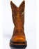 Image #3 - Cody James Men's Flag Western Work Boots - Nano Composite Toe, Brown, hi-res
