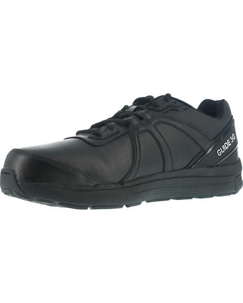 Image #2 - Reebok Women's Athletic Oxford Guide Work Shoes - Steel Toe , Black, hi-res