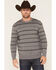 Image #1 - Cody James Men's Rhodes Crew Neck Sweater, Grey, hi-res