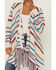 Tasha Polizzi Women's Ines Rissani Serape Fringe Cardigan Sweater, Ivory, hi-res