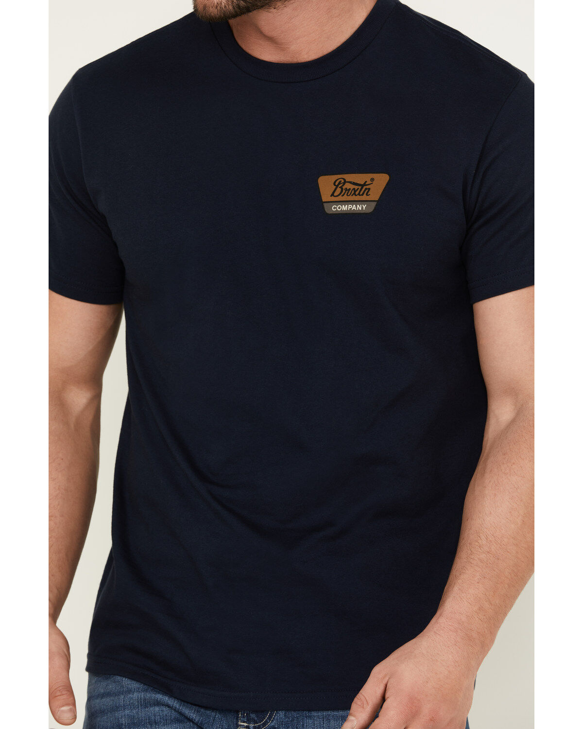 Image #3 - Brixton Men's Linwood Logo Short Sleeve Graphic T-Shirt, , hi-res
