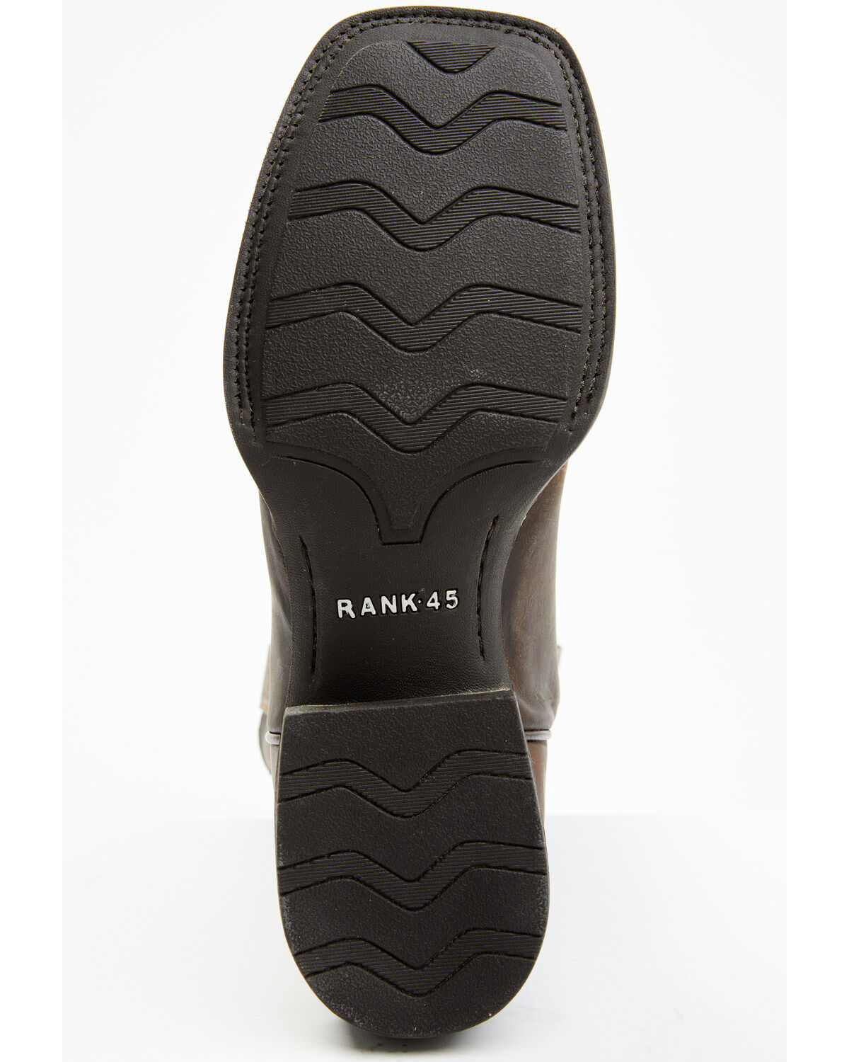 Image #7 - RANK 45® Men's Xero Gravity Performance Western Boots - Broad Square Toe, Brown, hi-res