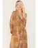Beyond The Radar Women's Multi Patchwork Ruffle Dress, Multi, hi-res