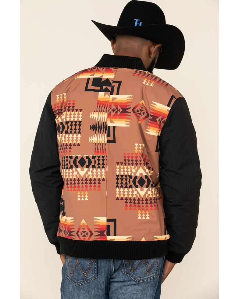 Pendleton Men S Cody Desert Sunset Print Bomber Jacket Boot Barn