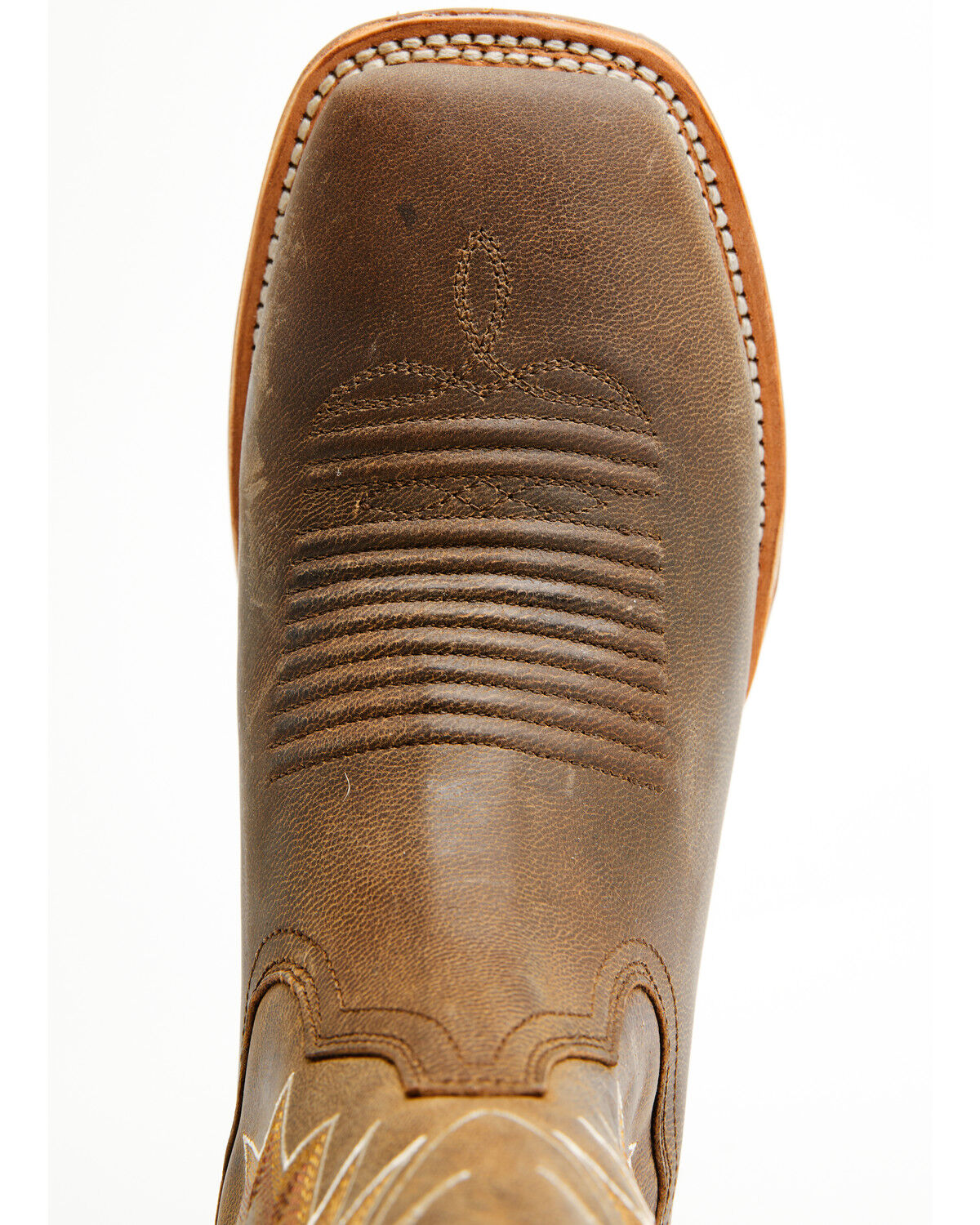 Image #6 - Dan Post Men's Morris Western Boots - Broad Square Toe, Tan, hi-res