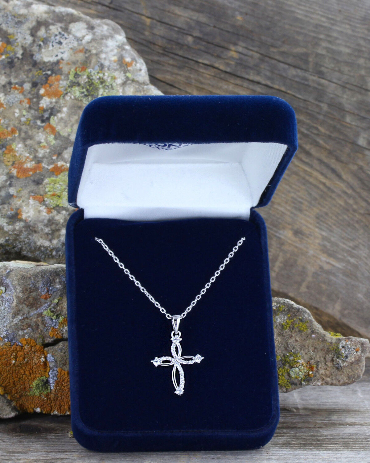 Image #2 - Montana Silversmiths Women's Silver Tangled Arms Cross Necklace, Silver, hi-res