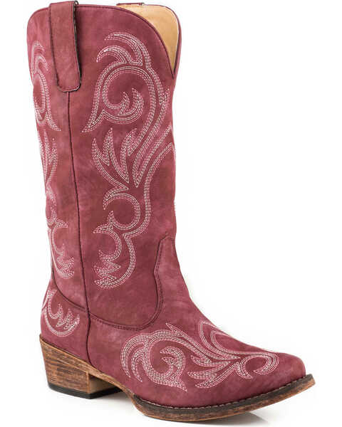 Roper Women's Raspberry Riley Vintage Western Boots - Snip Toe | Boot Barn