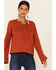 Image #1 - Shyanne Women's Solid Lace-Up Neck Pullover , , hi-res
