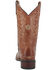 Image #5 - Laredo Women's Sequin Embellished Western Boots - Broad Square Toe, Tan, hi-res