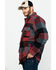Image #3 - Hawx Men's Red Quilted Plaid Shirt Work Jacket - Big , , hi-res