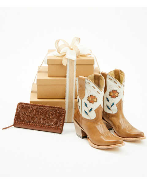 Boot Barn Women's Western Revival Gift Box - Bronze Package, Bronze, hi-res