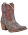 Dingo Women's Liberty Western Booties - Snip Toe, Blue, hi-res