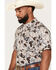 Image #2 - Burlebo Men's Mallard Camo Print Short Sleeve Button-Down Performance Western Shirt, Camouflage, hi-res