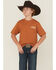Image #2 - Ariat Boys' Coyote Short Sleeve Graphic T-Shirt, Brown, hi-res
